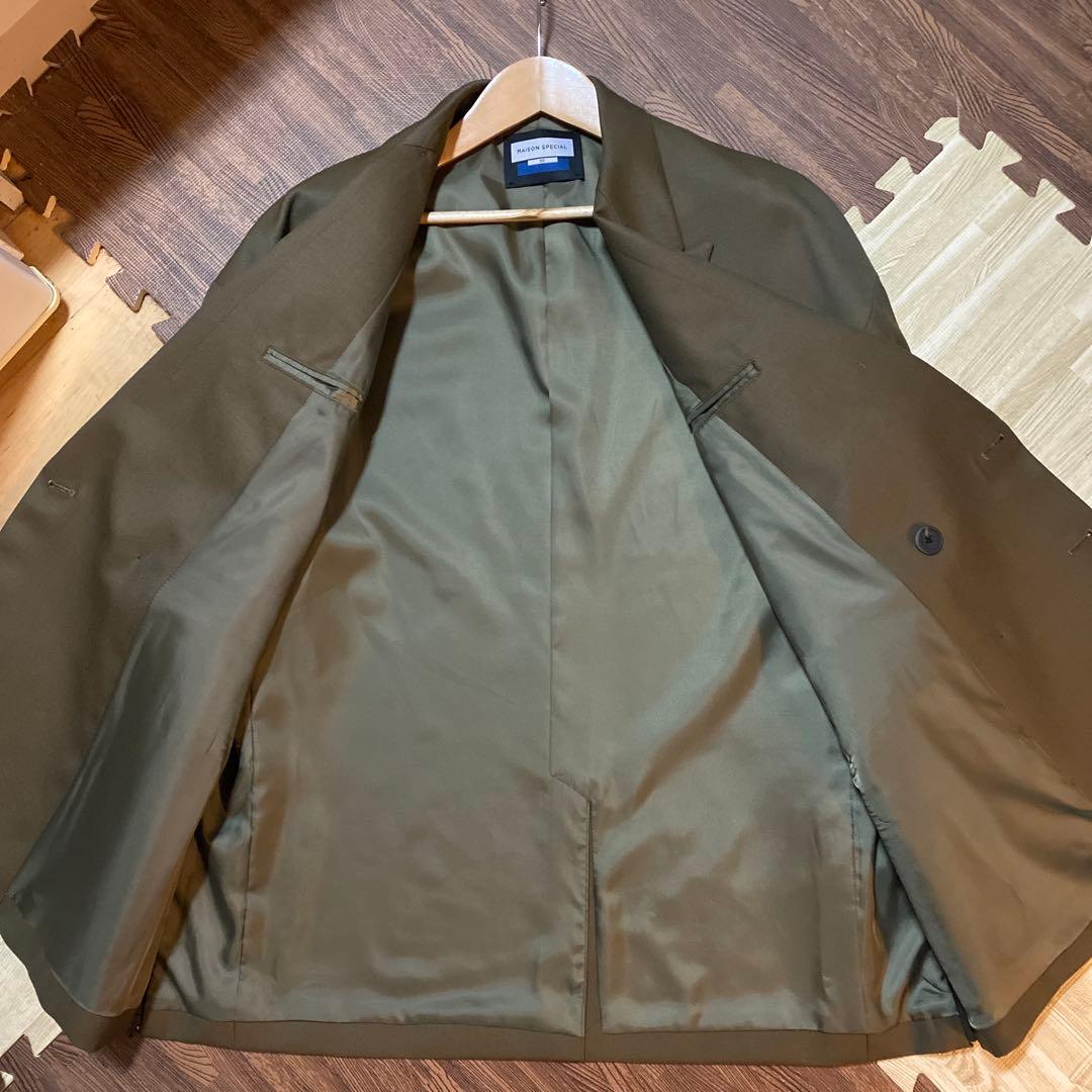 定価約4万円 maison special テーラードジャケット ダークグリーン
