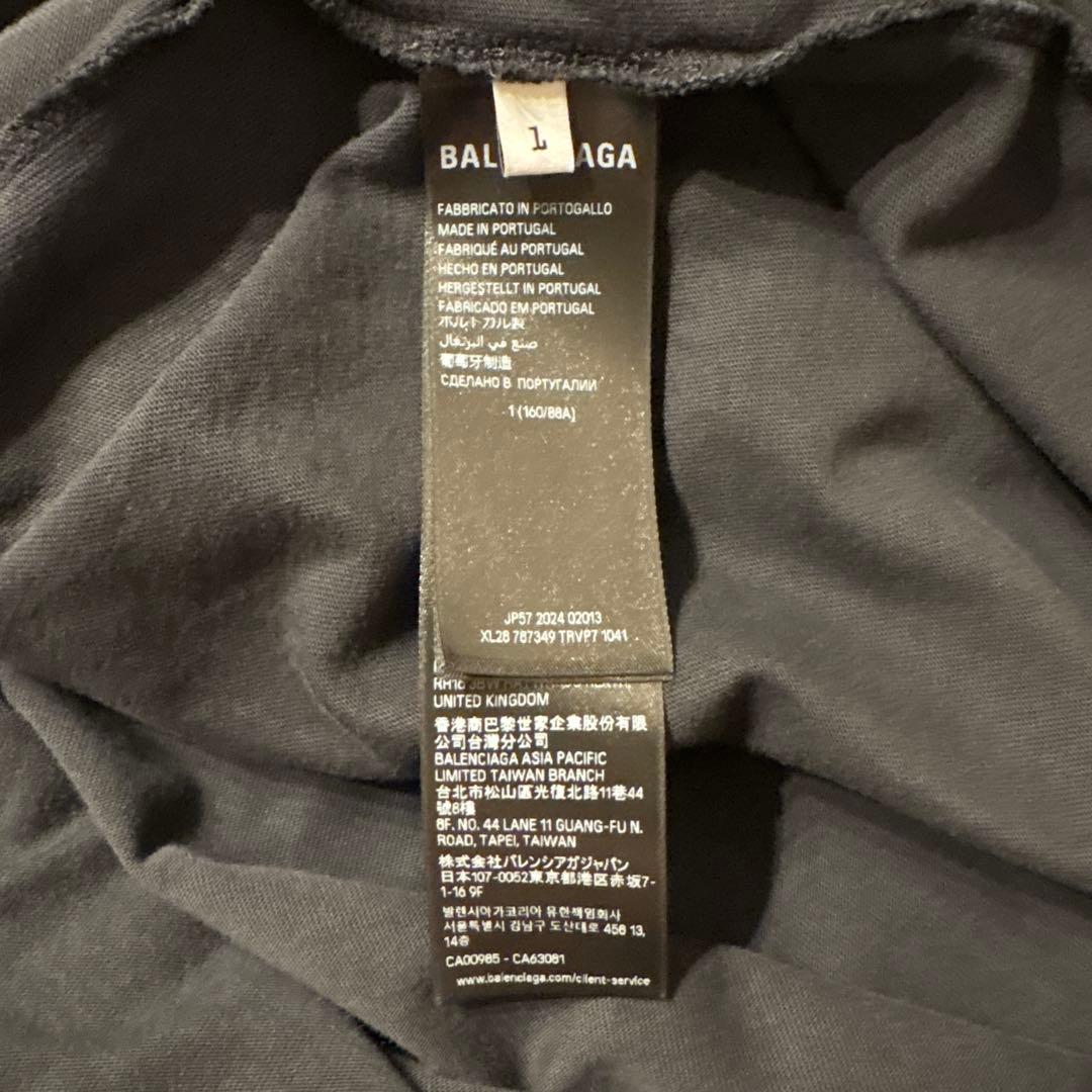 K*T様 BALENCIAGA SS25 Belleville プリント Tシャ