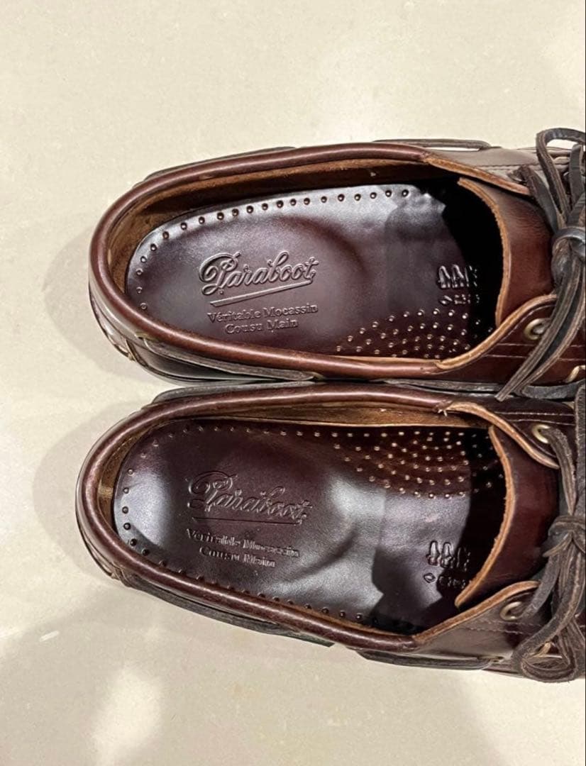 y*e様 paraboot BIRTH バース モカシン 6.5 マロン