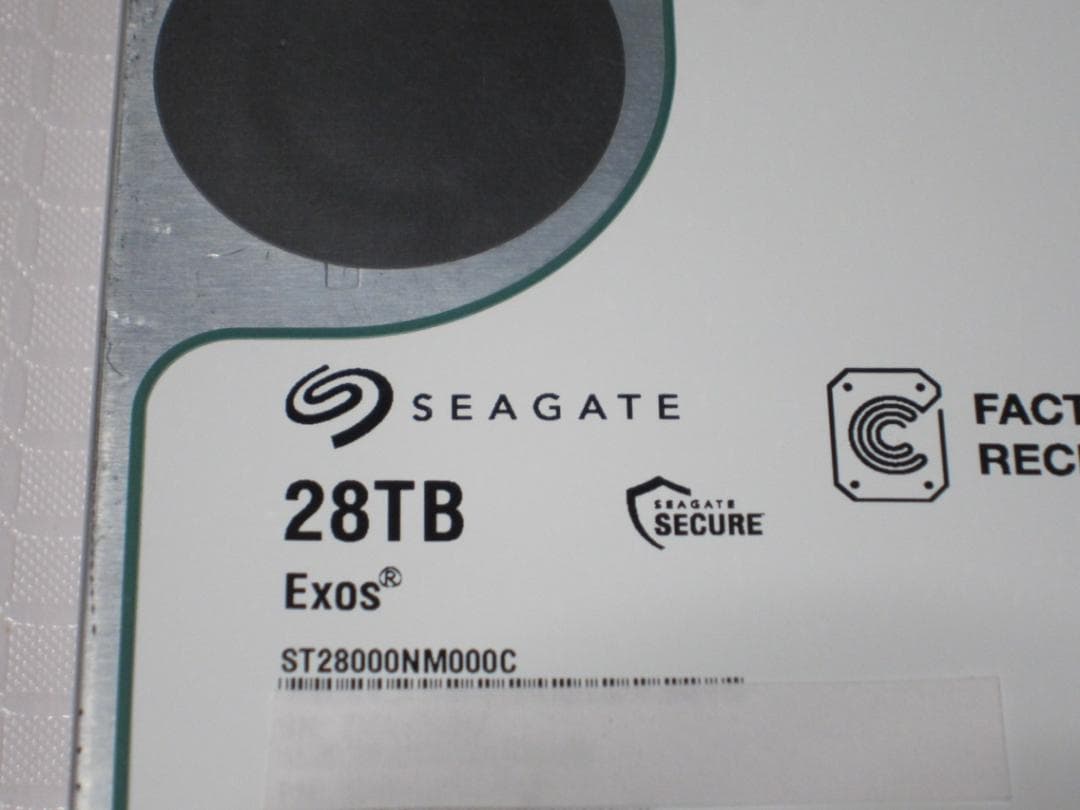 なたらSeagate ST28000NM000C 28TBHDD ジャンク