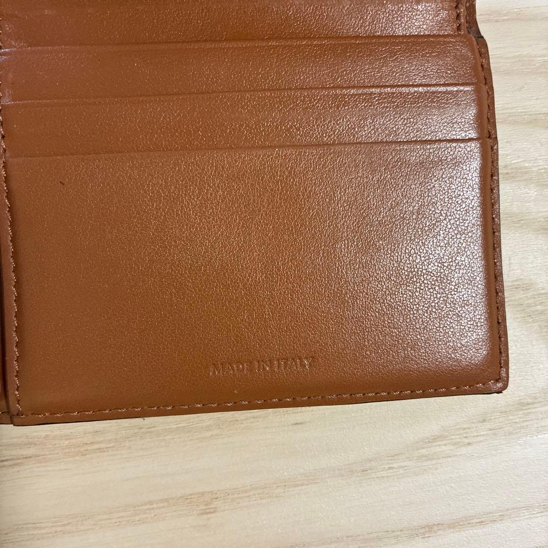 CELINE 三つ折り財布 ブラック レザー