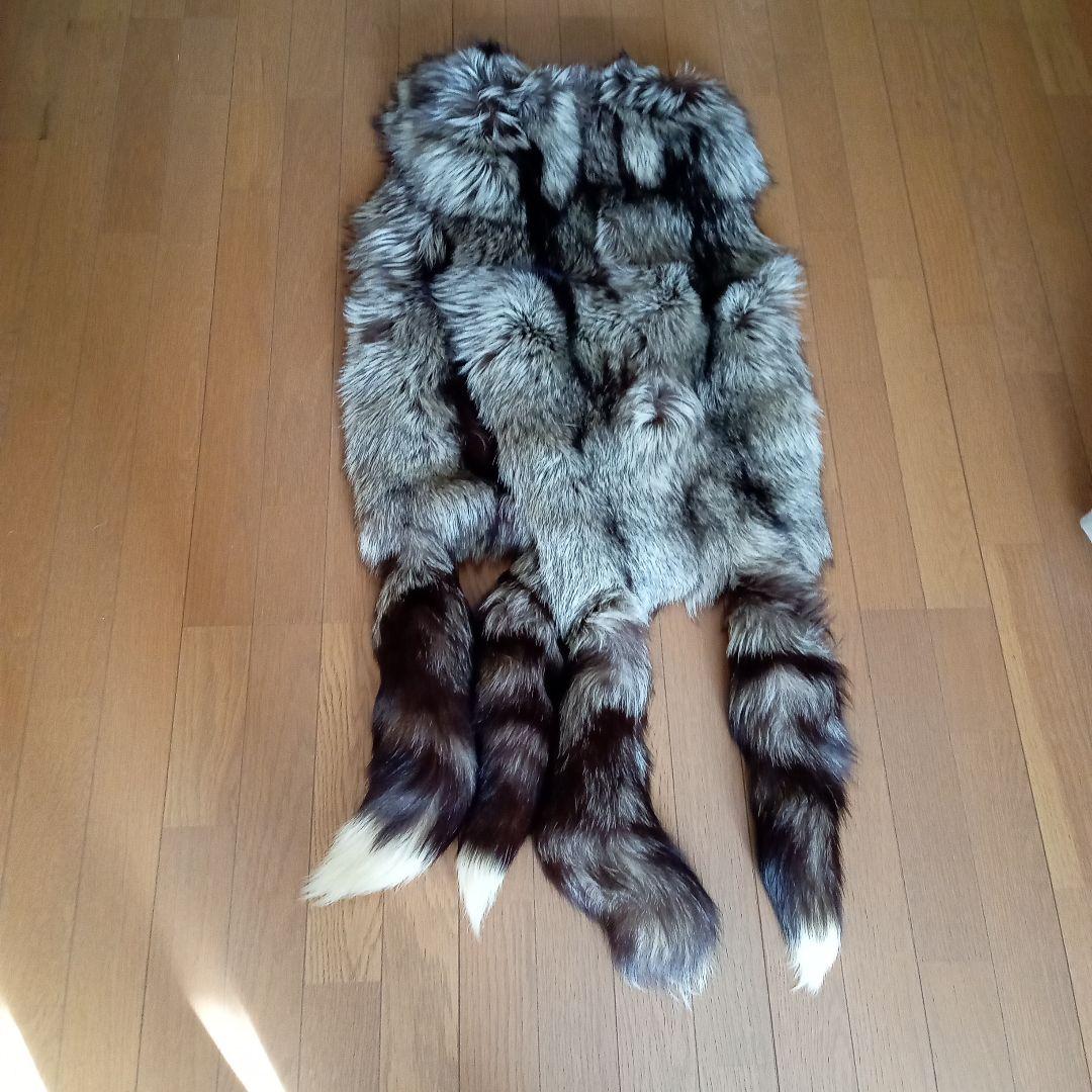 MAKOS FURS UNITED シルバーフォックス　ショール