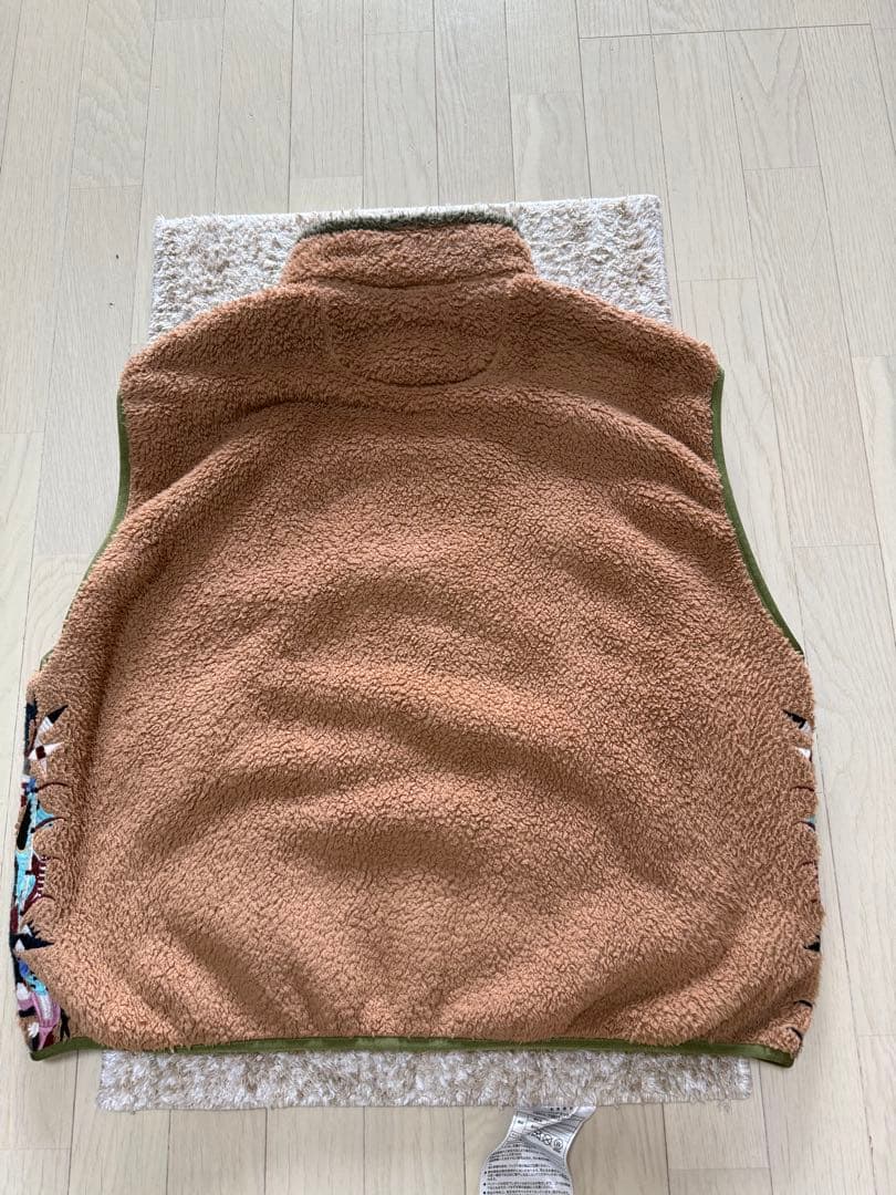 【中古】wism doublet CHAOS FLEECE VEST CAMEL
