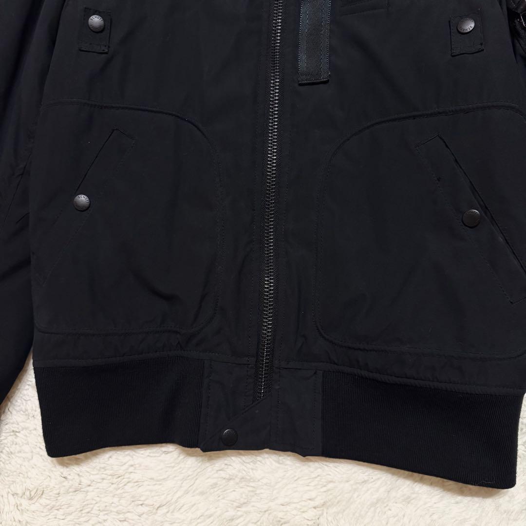 ショット× デラックスク MA-1 中綿フライトジャケット M ブラック