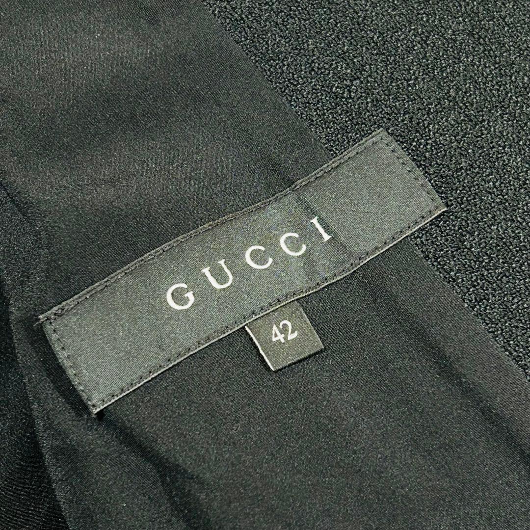 【大人気】GUCCI グッチ テーラードジャケット 1つボタン　ダークネイビー