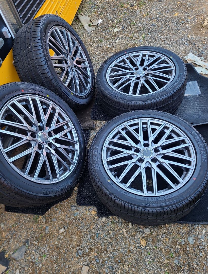 アルミホイール＆タイヤ 4本セット 215/45R18 ヨコハマ
