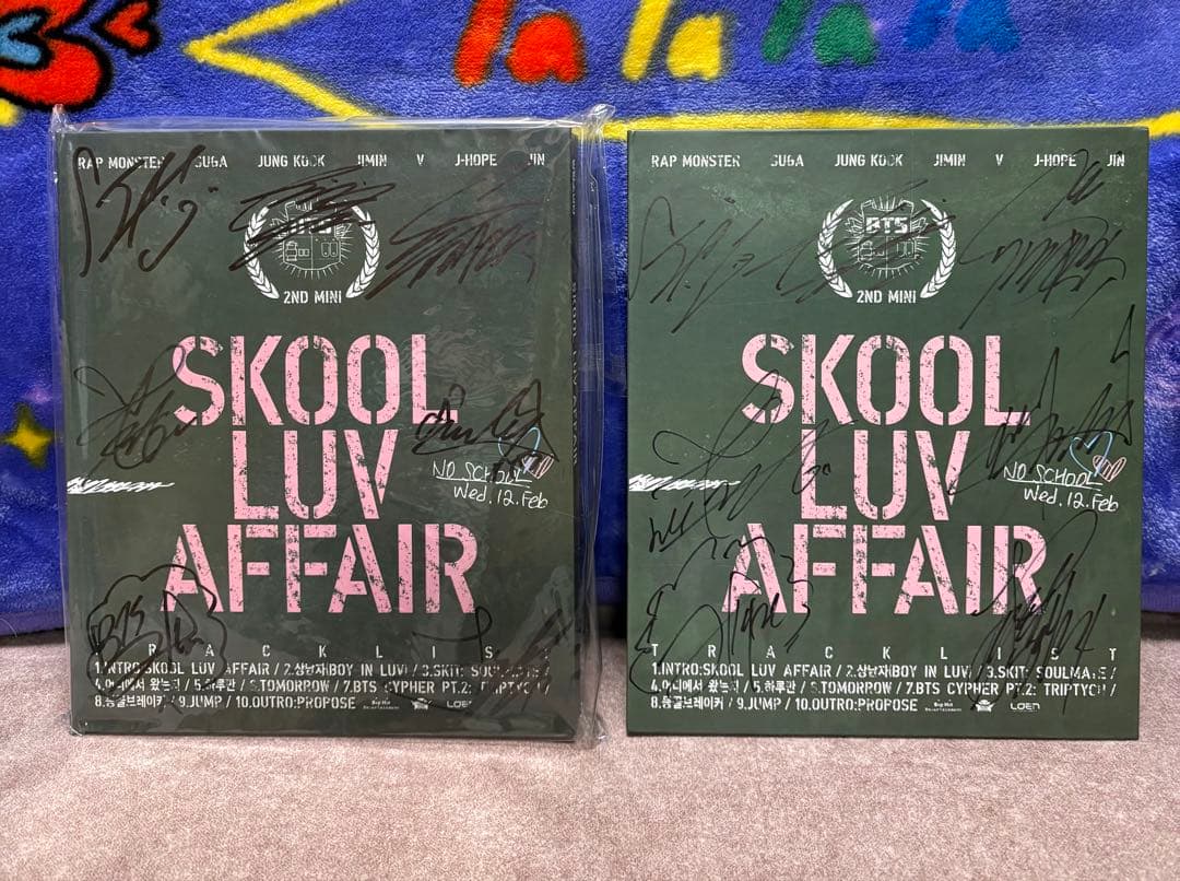【本日限定価格】BTS 直筆サイン　アルバム　SKOOL LUV AFFAIR