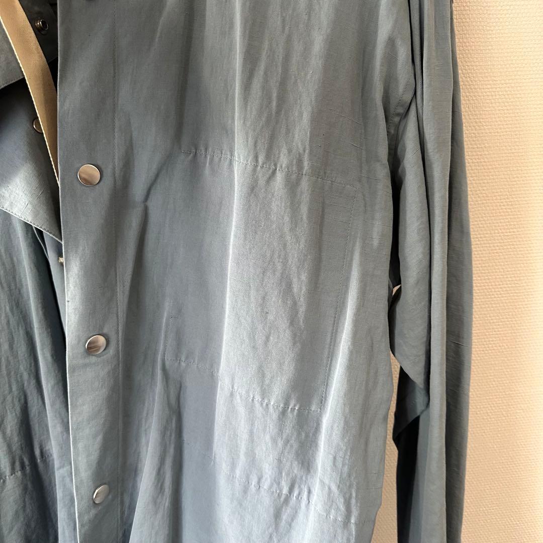 JIL SANDER + ミリタリー モッズコート ブルー 48