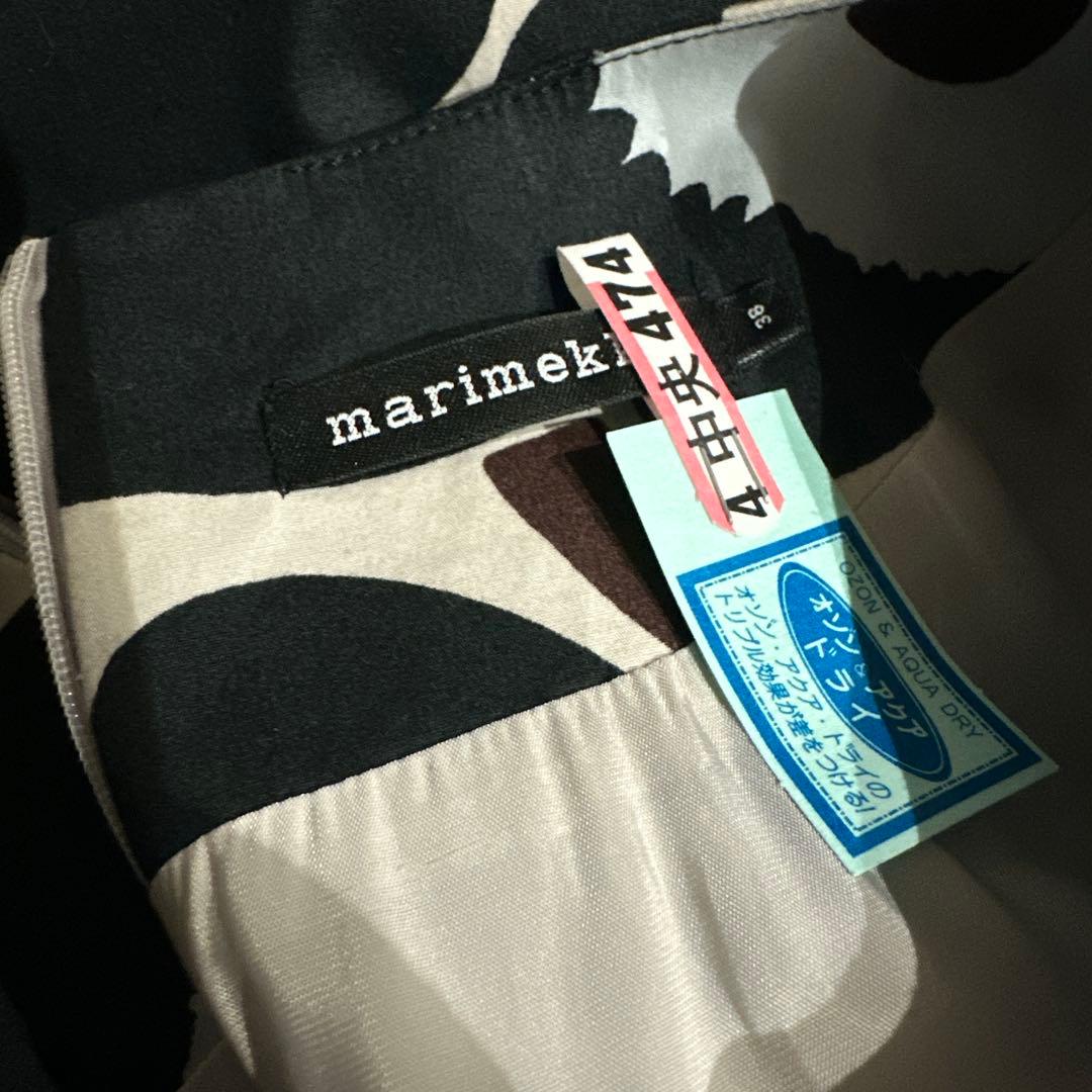 再値下げ中marimekko マリメッコ　ウニッコ　定番ワンピース　七分袖 38