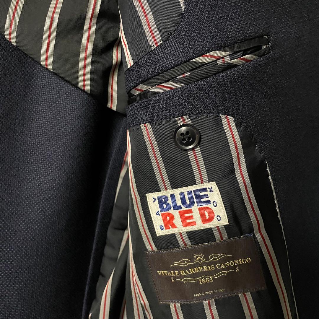 VITALE BARBERIS CANONICO BLUE RED ジャケットS
