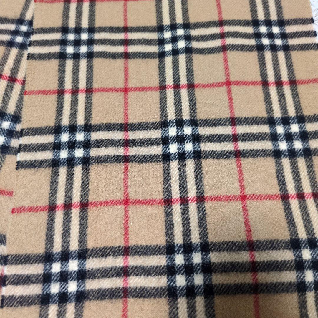 美品✨バーバリー マフラー ノバチェック 英国製 ラムウール