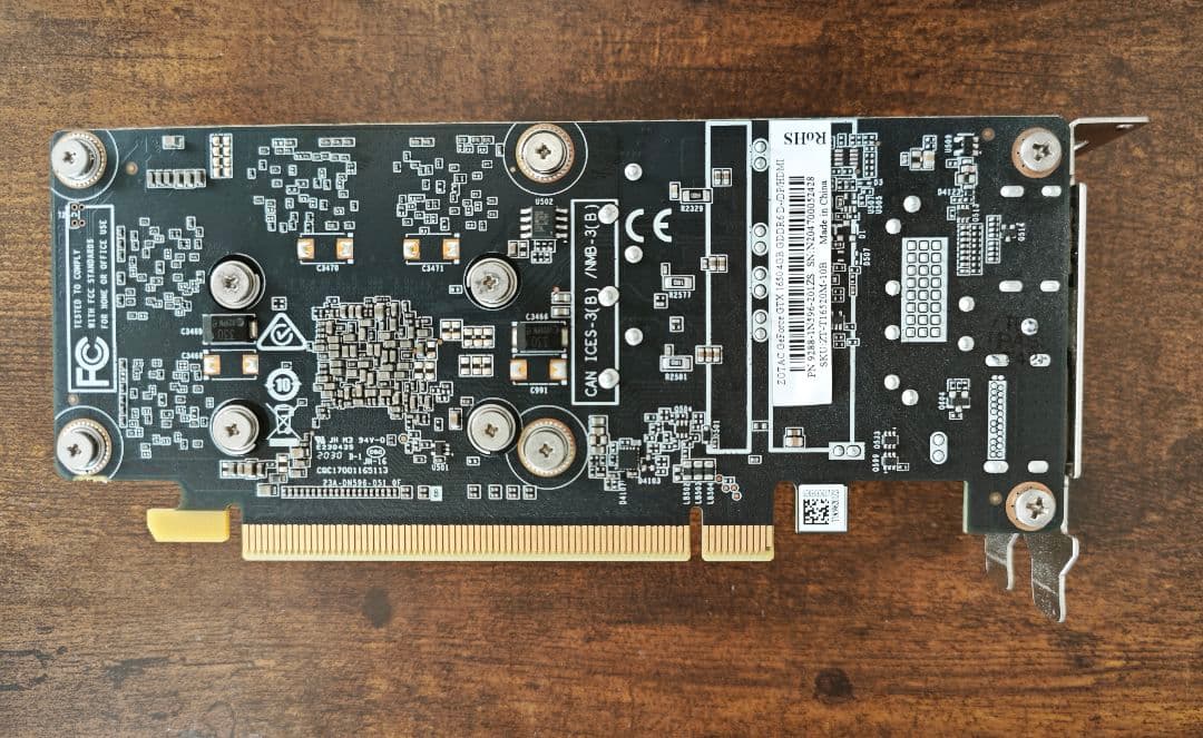 グラフィックボード・グラボ・ビデオカード ZOTAC GEFORCE GTX 1650 DDR6 4GB LP