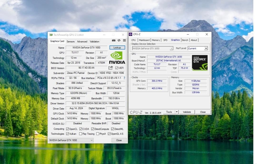 グラフィックボード・グラボ・ビデオカード ZOTAC GEFORCE GTX 1650 DDR6 4GB LP