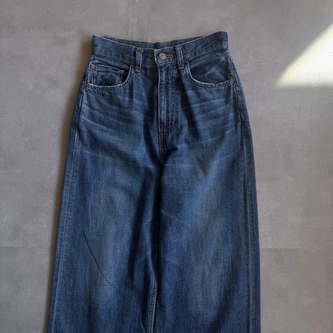 【2024✨️】RH オーガニックコットン　デニムパンツ　ダメージ加工　ブルー