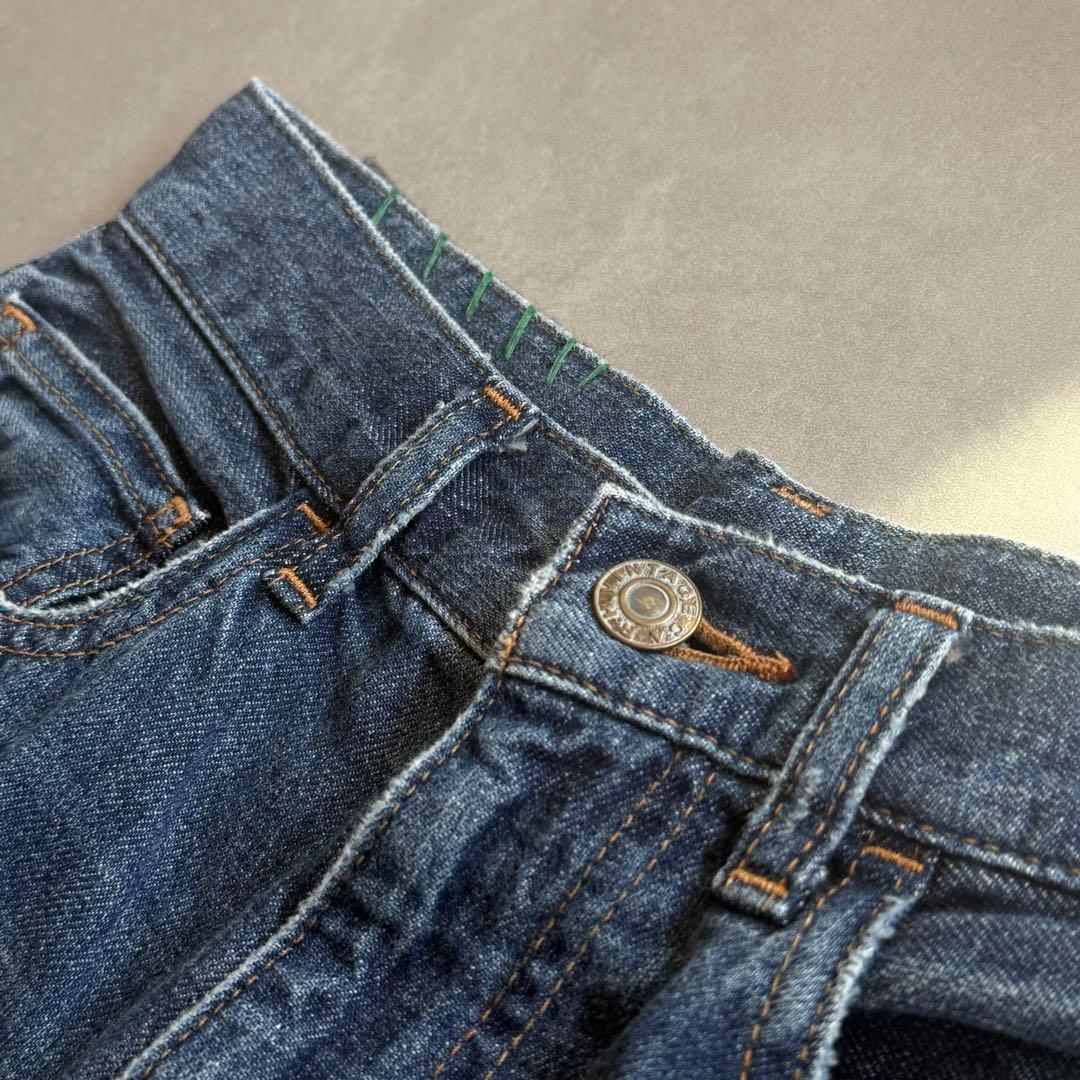 【2024✨️】RH オーガニックコットン　デニムパンツ　ダメージ加工　ブルー