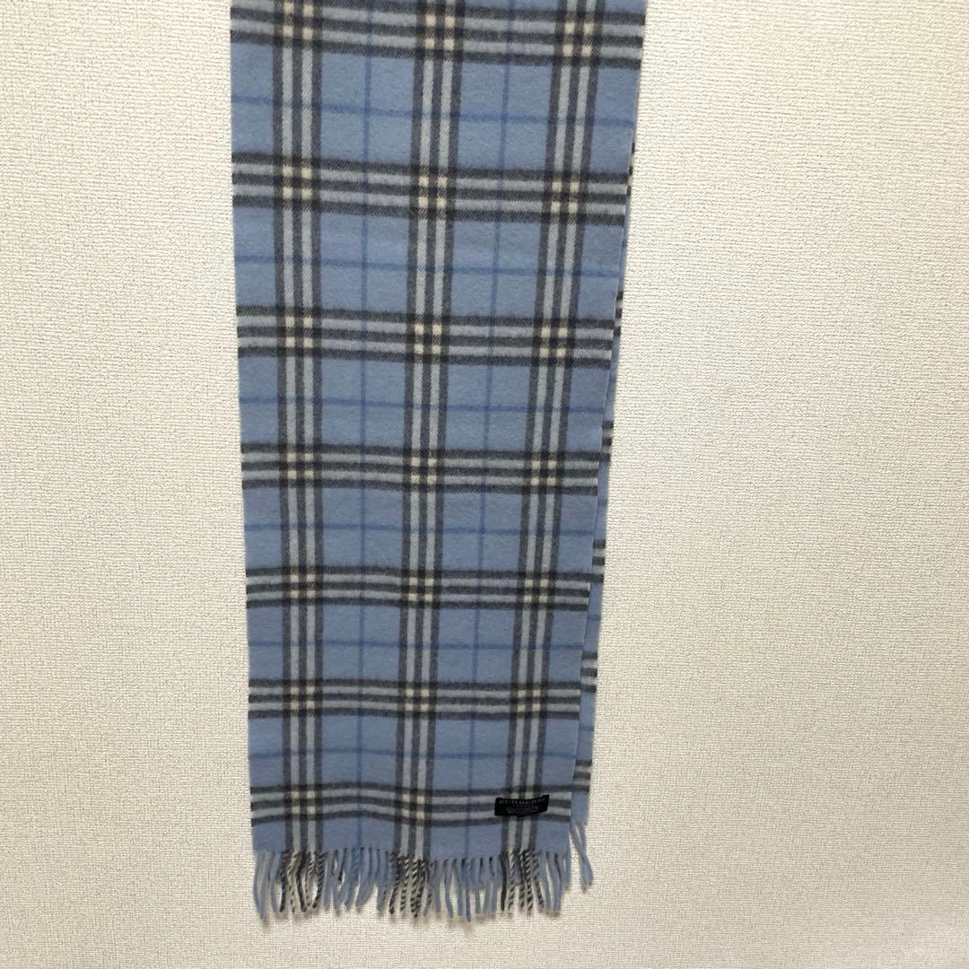 希少カラー バーバリー BURBERRY マフラー チェック柄 ウール100%