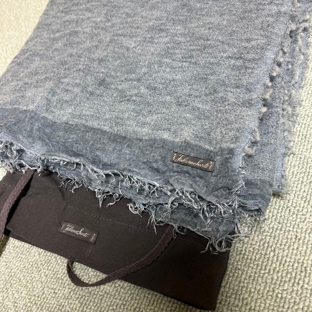 【お値下げ】Faliero Sarti イタリア ストール 大判 収納袋付き