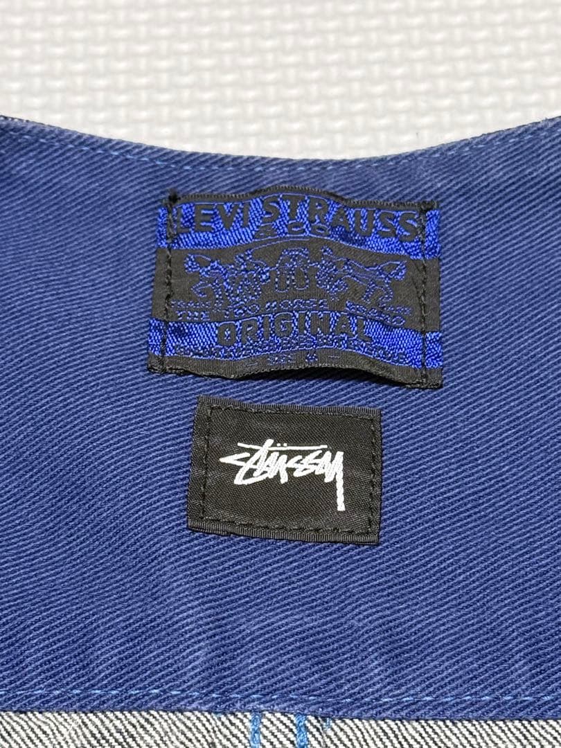 美品 Stussy Levi's コラボ デニムベスト