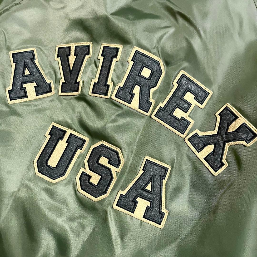 希少✨アヴィレックス フライトジャケット N-3B フード ファー ロゴ刺繍