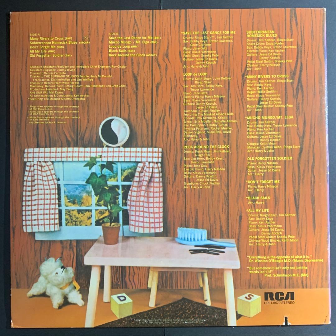Harry Nilsson / Pussy Cats USカット盤LP