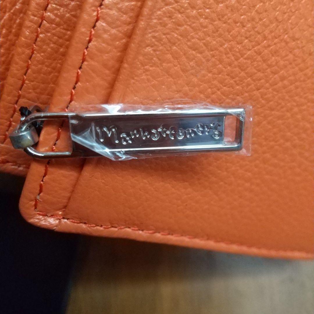 Manhattaner's 折り財布 オレンジ
