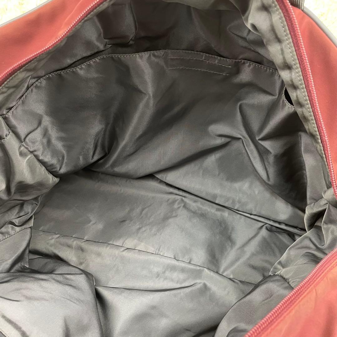 プラダ プラダスポーツ 鞄 2WAY ボストンバッグ ナイロン ボルドー