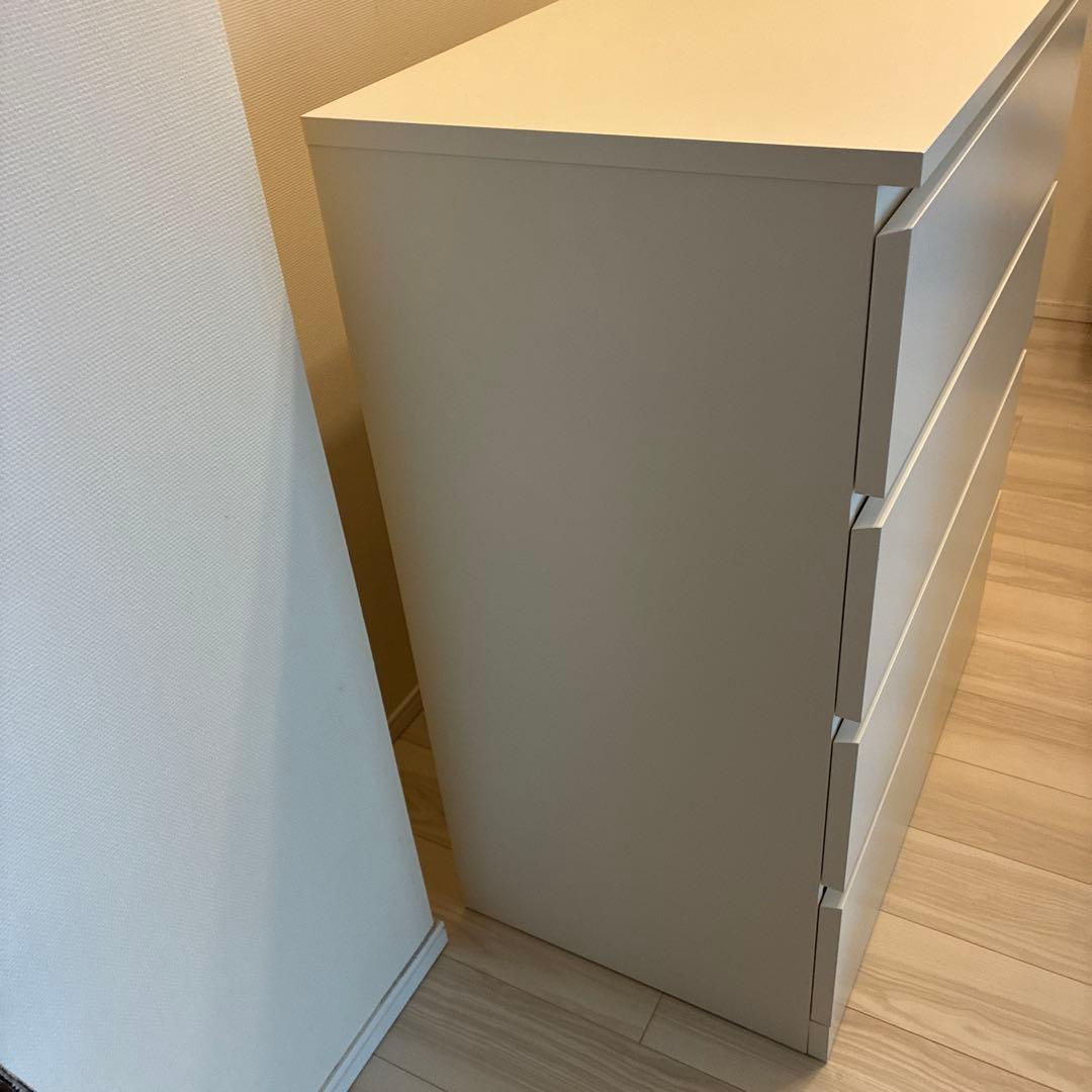 美品　IKEA チェスト　マルム　4段