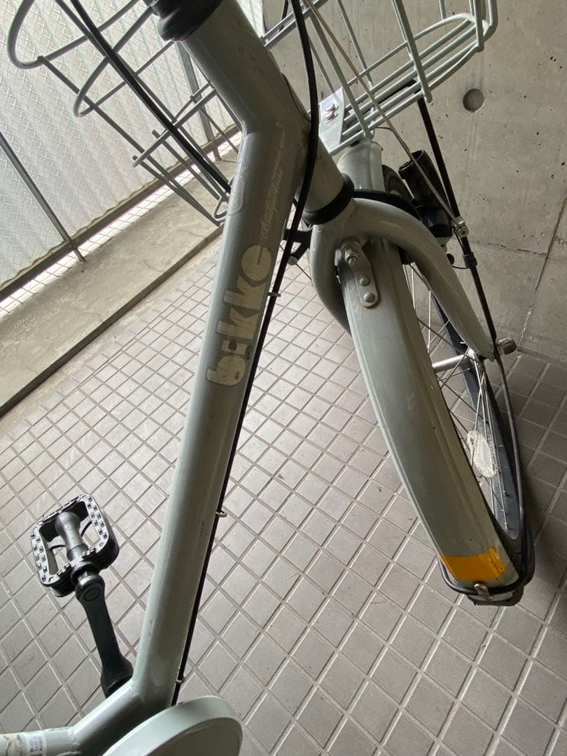 【直接受け渡し】ブリジストン bike 22インチ　ビッケ　子供用自転車 グレー