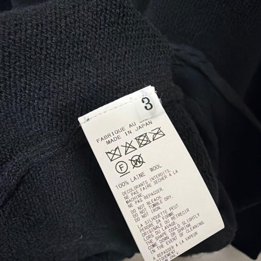 25AW Yohji Yamamoto 7G1Pフラシニットジャケット