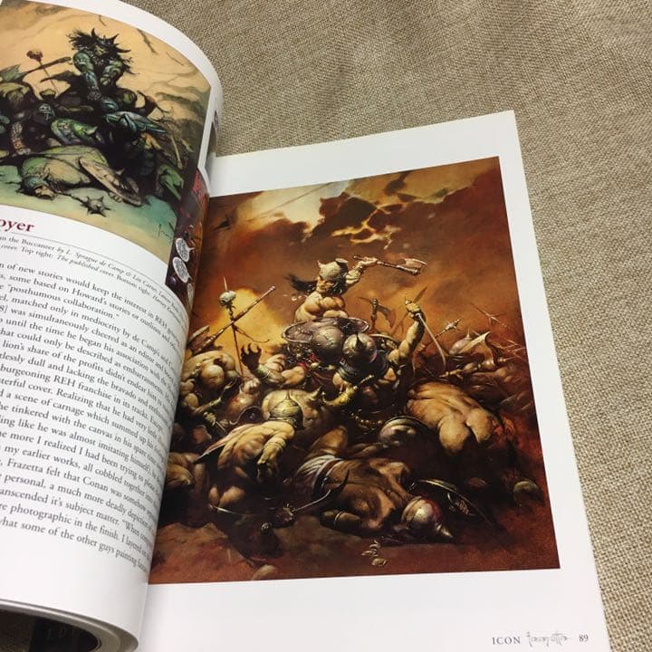 フランク・フラゼッタ 画集　ICON ／ FRANK FRAZETTA 美品