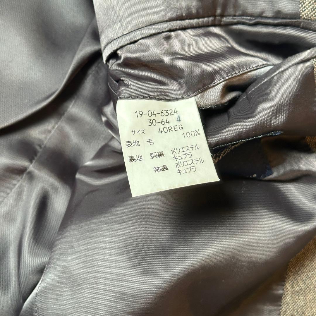 Brooks Brothers テーラードジャケット ツイード L相当 ブラウン
