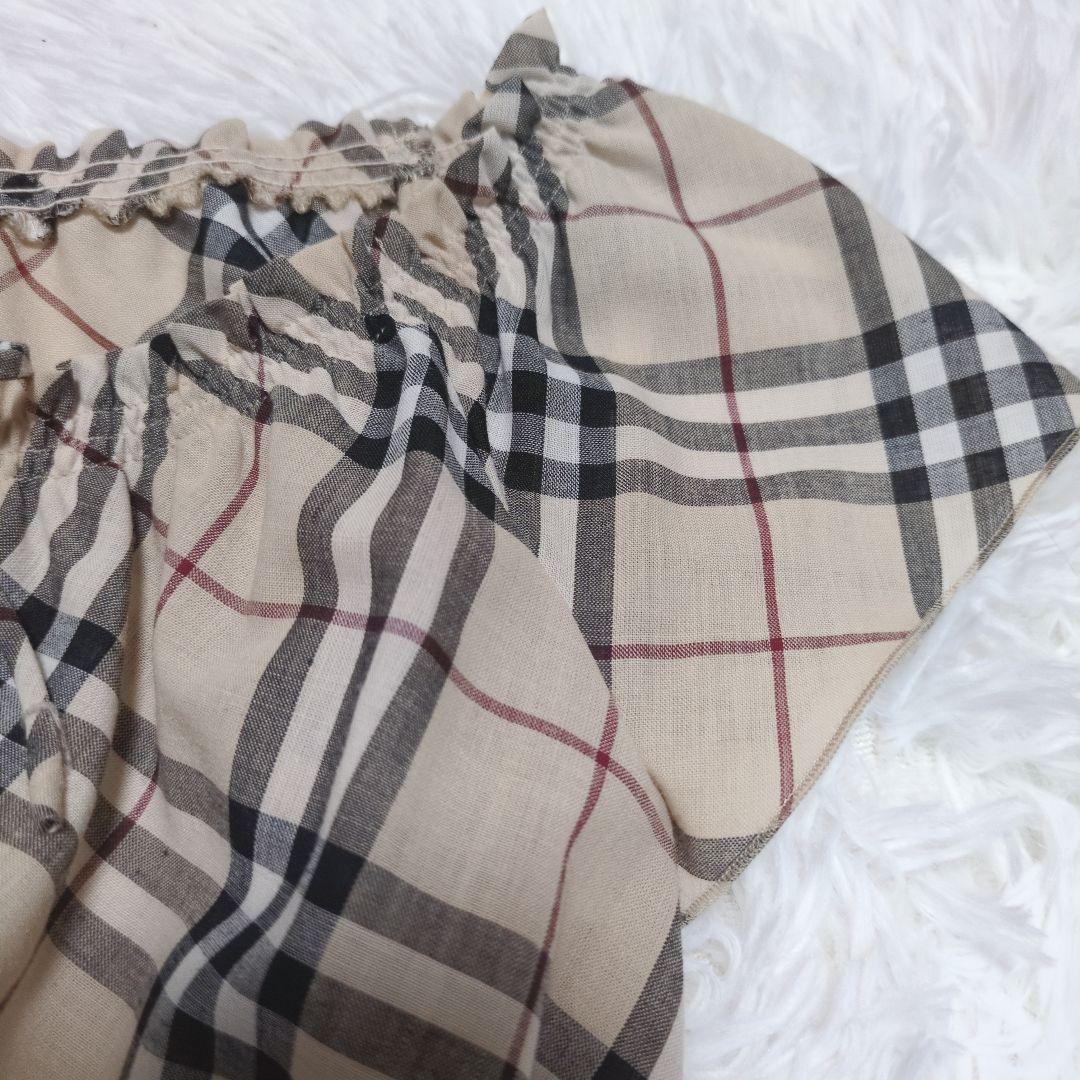 BURBERRY LONDON バーバリー ワンピース ノバチェック リボン