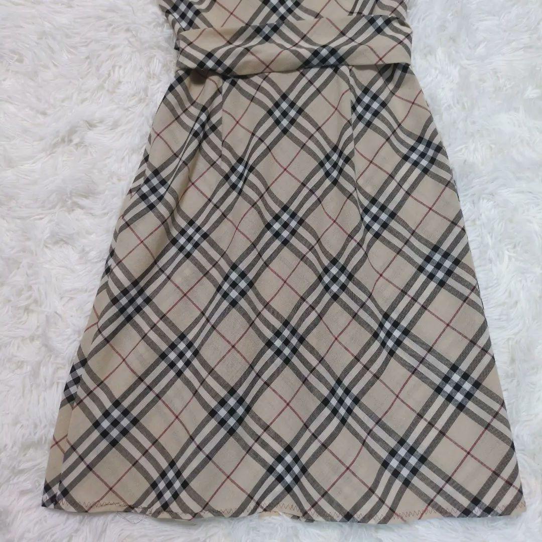 BURBERRY LONDON バーバリー ワンピース ノバチェック リボン