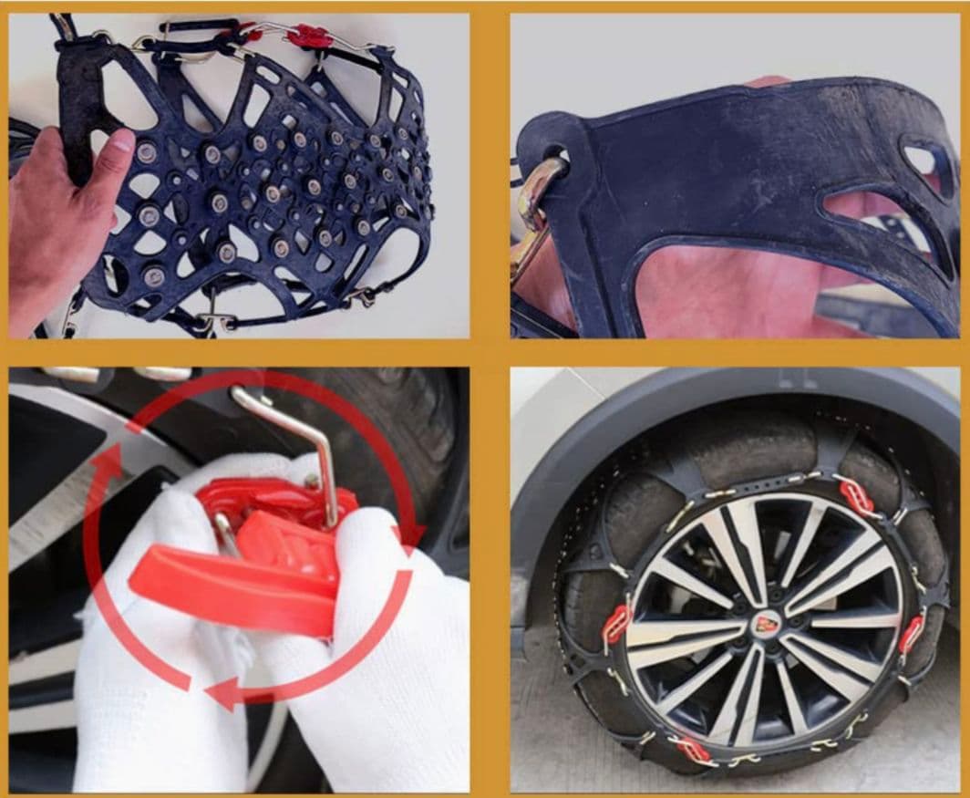 【未使用】タイヤチェーン 非金属製 205/60R16