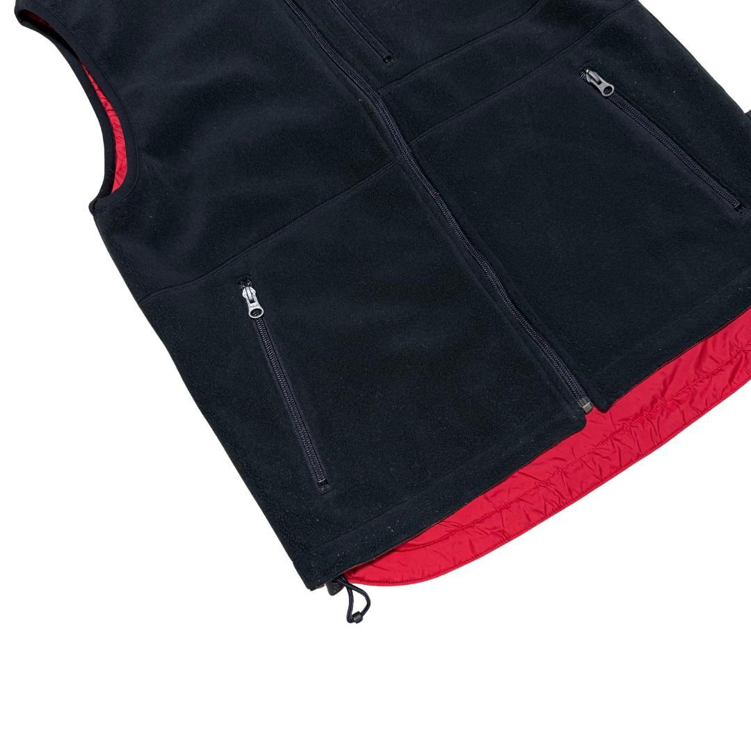 90s POLO SPORT リバーシブル フリースベスト M