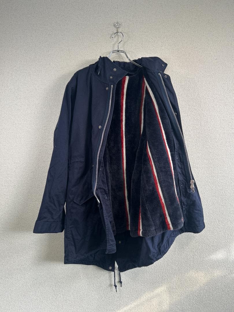 FRED PERRY（フレッドペリー）中綿ボアライナー付きモッズコート L