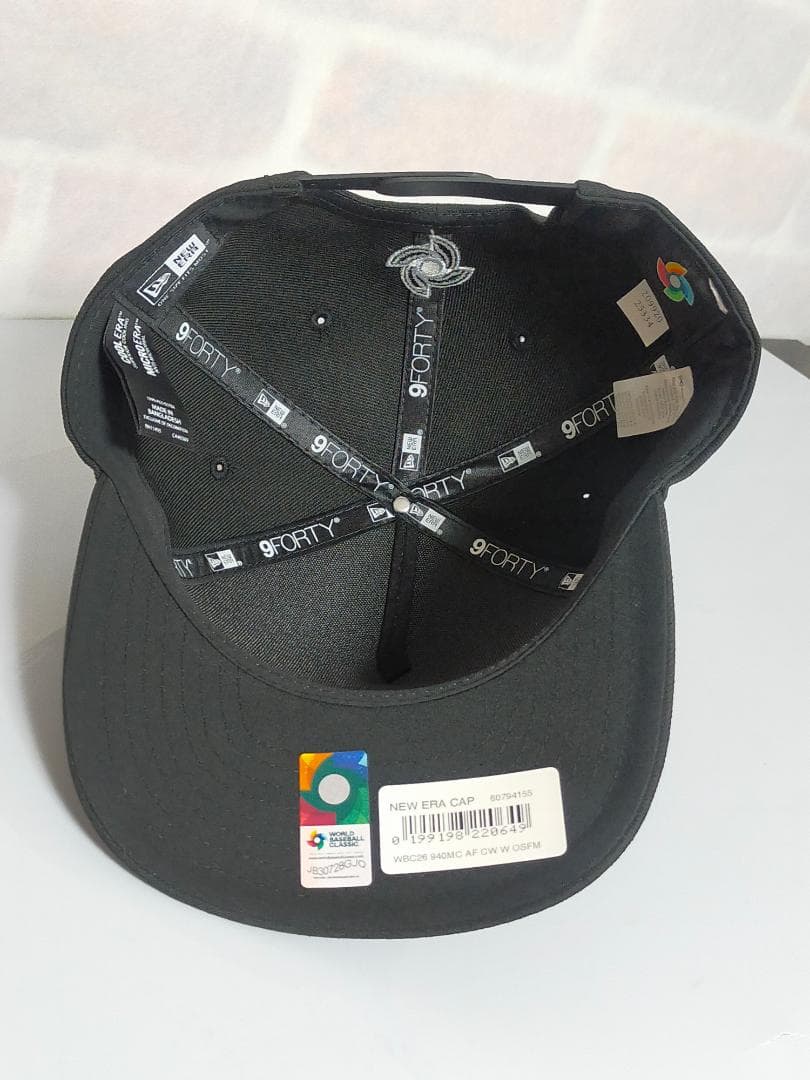 【WBC 2026】台湾　9FORTY M-Crown ブラック＆ホワイト