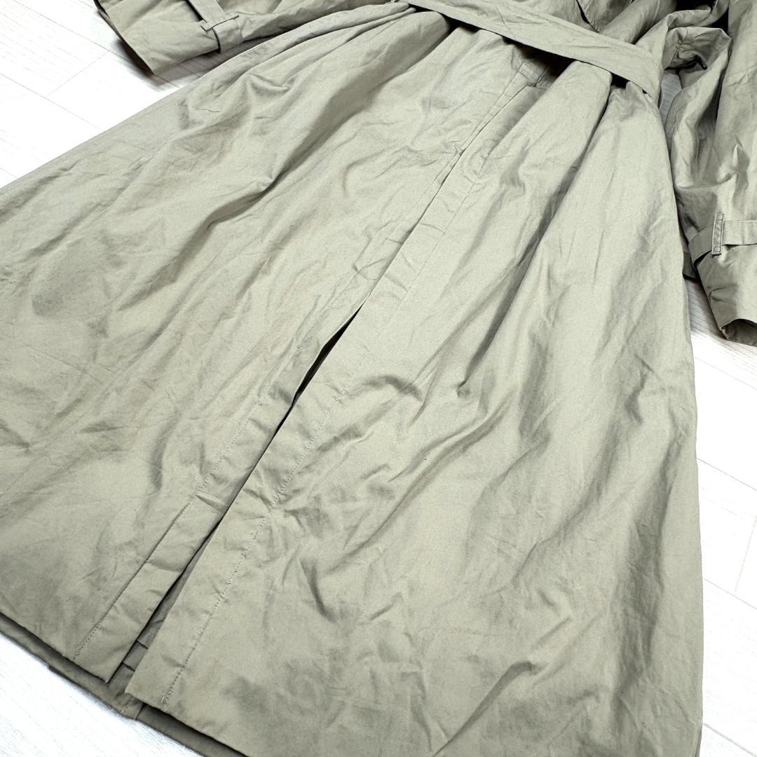 希少大サイズ　バーバリートレンチコート カーキ ライナーチェック マキシ丈 XL