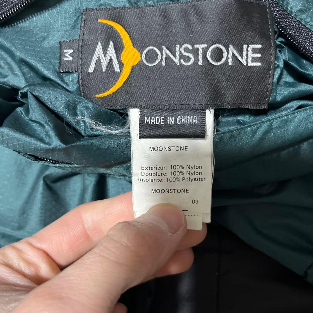 moonstone ナイロンベスト　リバーシブル　緑×黒