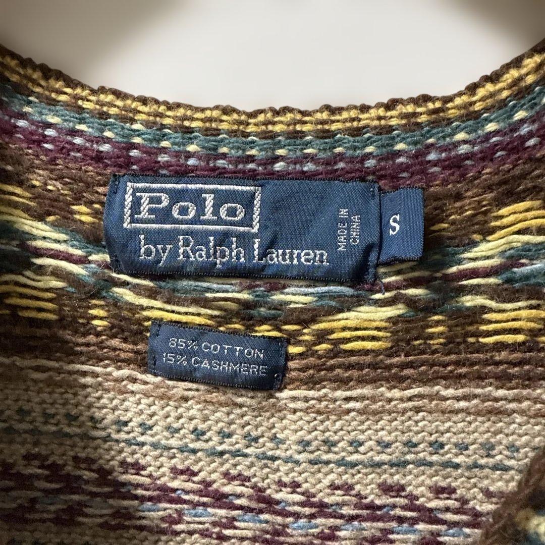 佐藤健着用　Ralph LAUREN カシミア混ベストFairisle