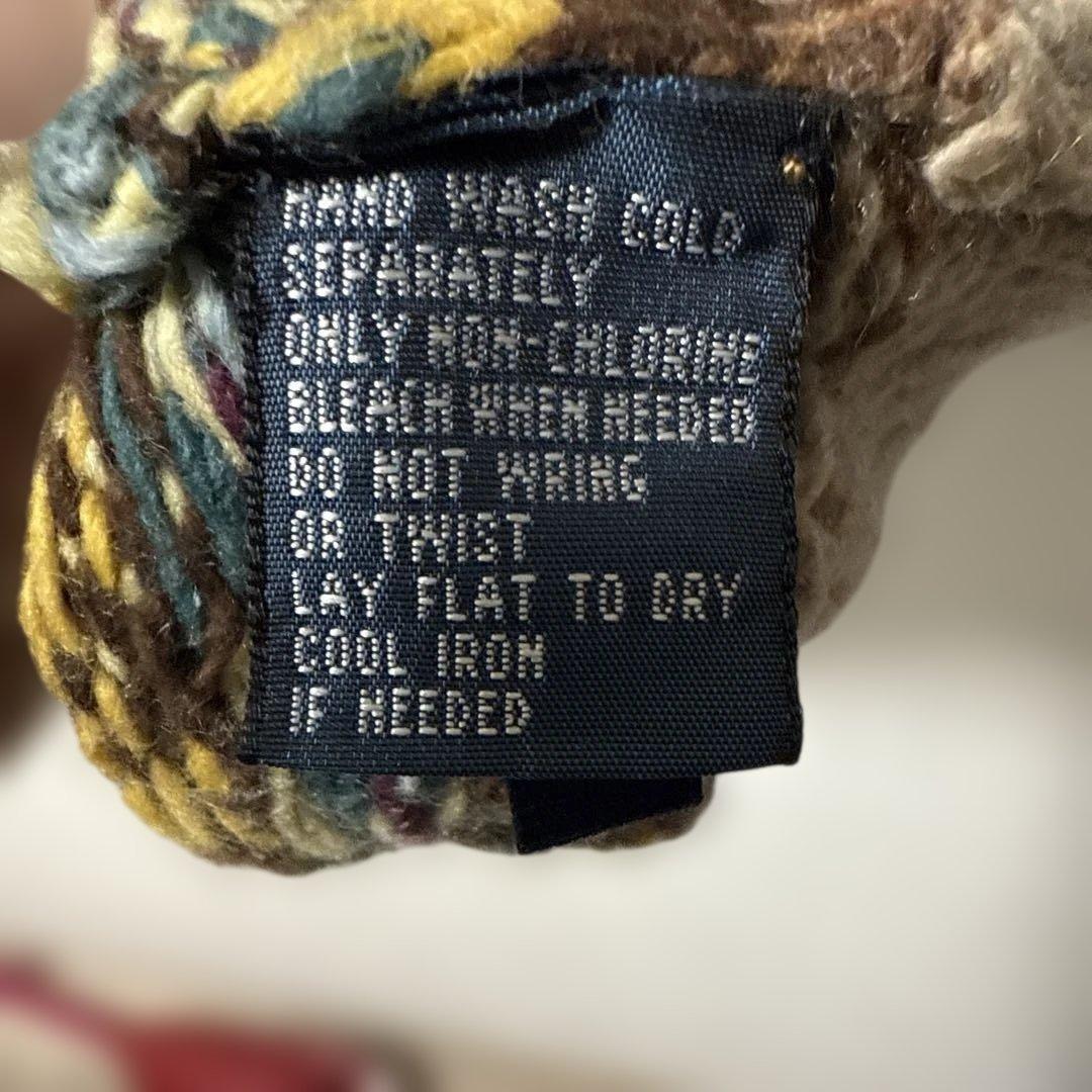 佐藤健着用　Ralph LAUREN カシミア混ベストFairisle