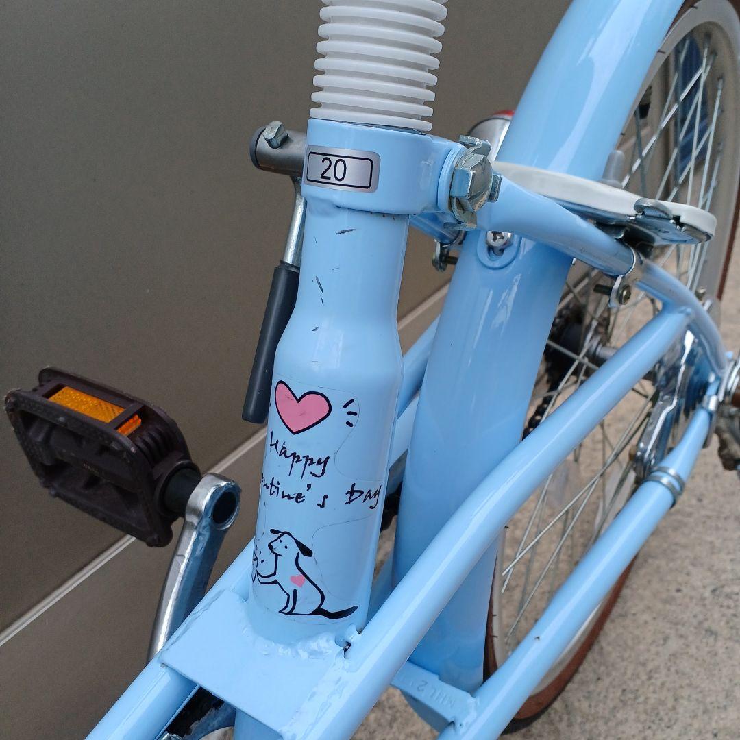 自転車　子供用 20インチ　 水色