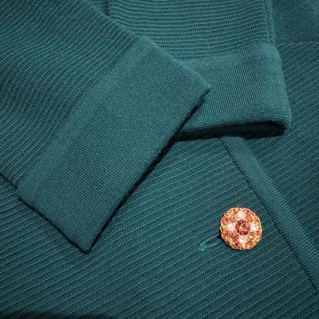 イヴ・サンローラン YVES SAINT LAURENT ビジュー　カーディガン