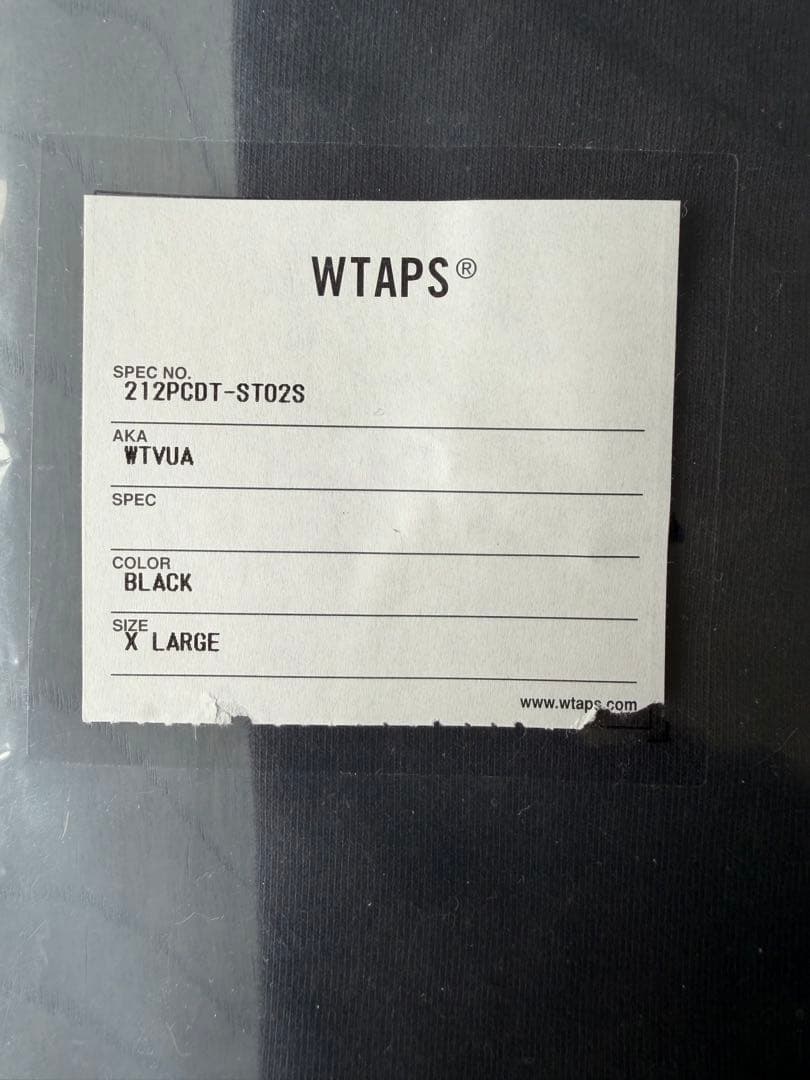 WTAPS Tシャツ WTVUA 黒 04XL