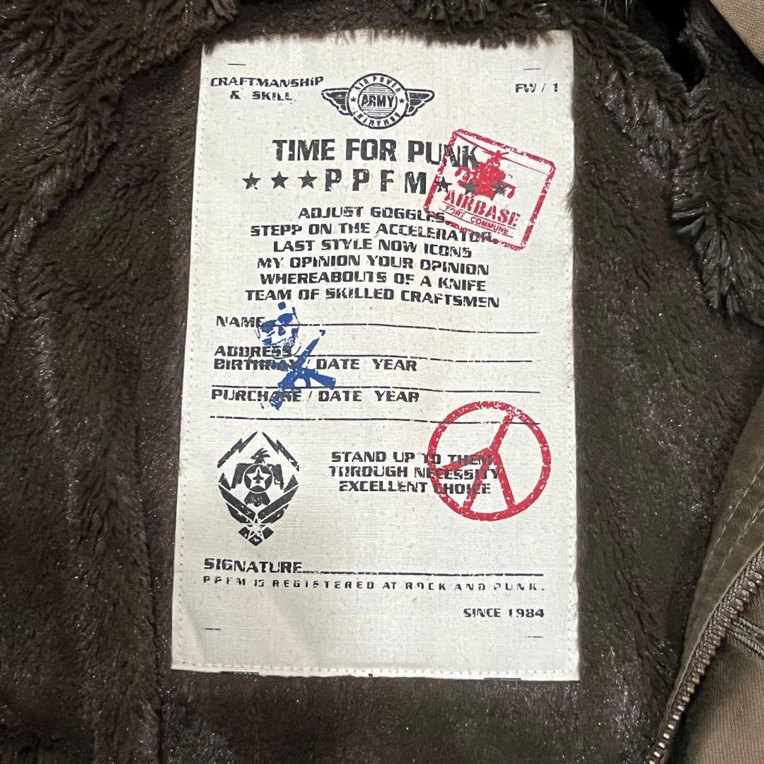 PPFM 00s モッズコート Real Fur Y2K アーカイブ M