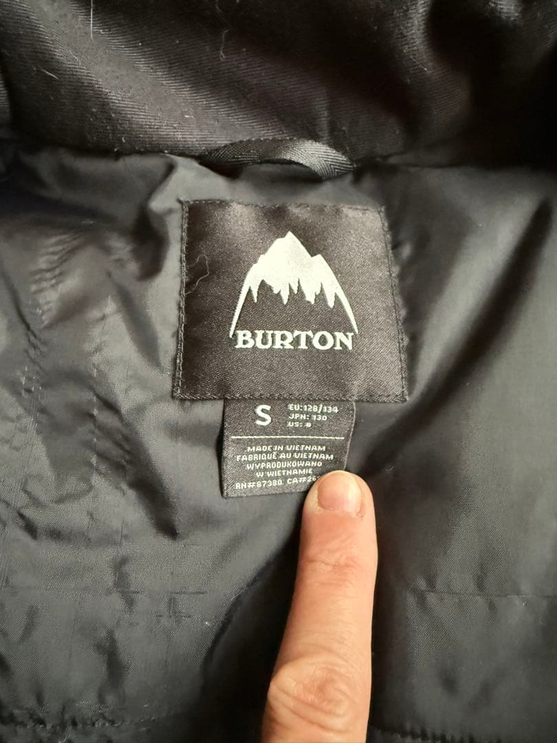 BURTON、上下セット、サイズS
