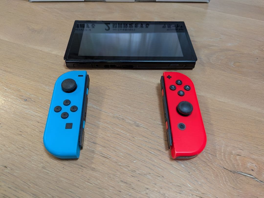 【がん帽】任天堂Switch　本体（箱・付属品付）