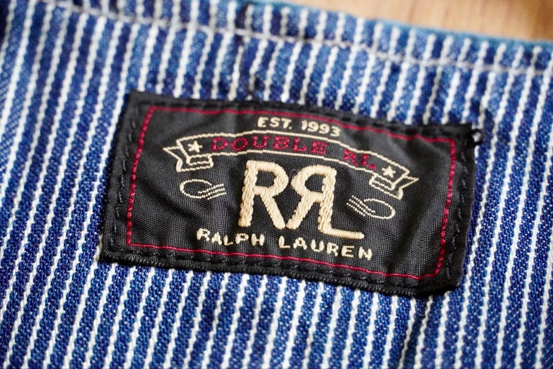 【ガッキー】新品未使用品 RRL インディゴ デニム ベスト Lサイズ