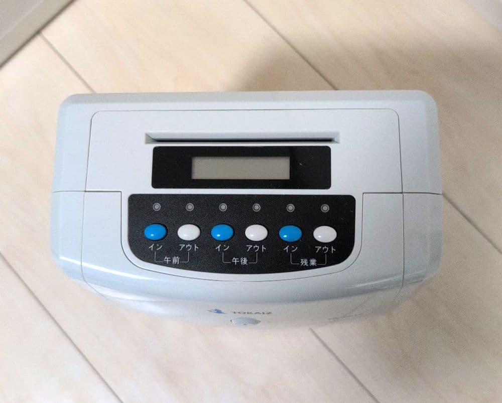 【美品】　TOKAIZ 　タイムレコーダー　TR-001S 6欄印字