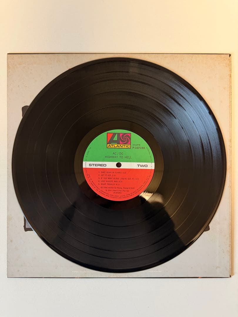 国内盤 LPレコード AC/DC Highway to Hell